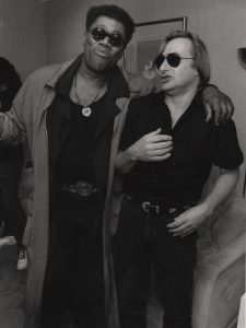 Clarence Clemons and Southside Johnny, NYC.jpg